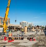 Phase One – demolition: construction area