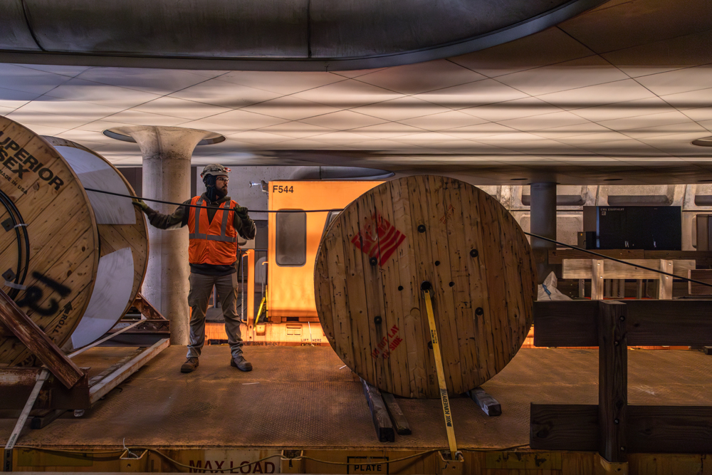 Installed more than 15,000 linear feet of fiber-optic cables.