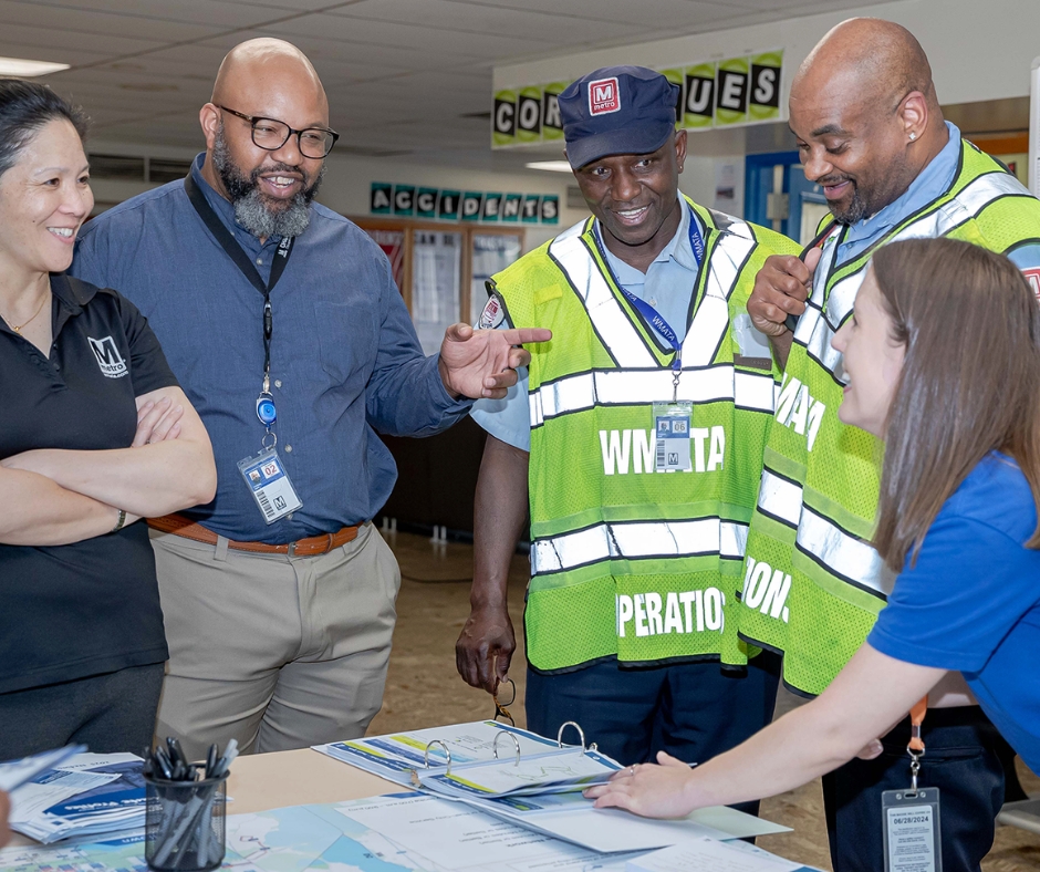 Metro hosted special events with bus operators and other staff to hear what they thought about the proposed 2025 network.