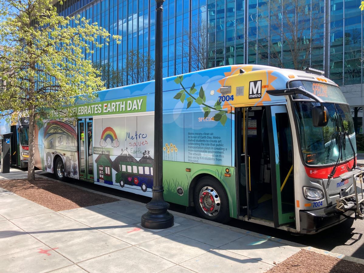 Earth Day Bus Wrap – Maryland