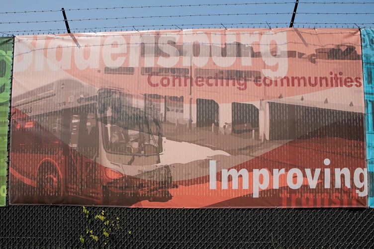 Art In Transit - Bladensburg Bus Garage: Bladensburg Rd.