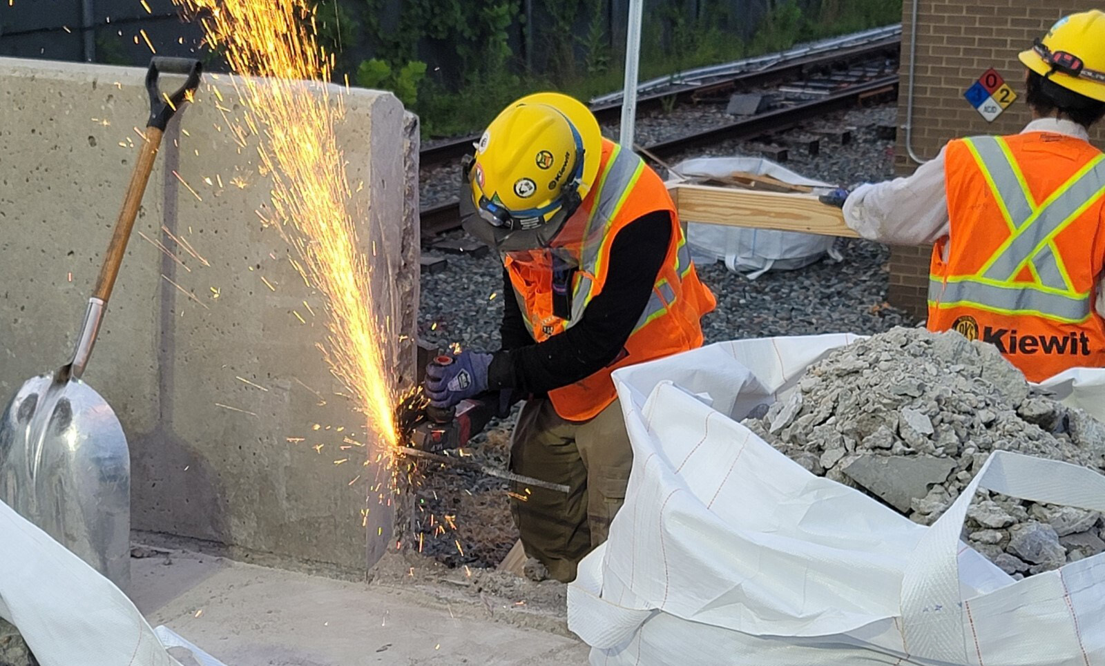 Area of safe disperal work at Deanwood