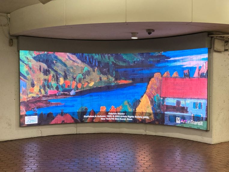 Gabriele Munter, Staffelsee in Autumn, 1923.