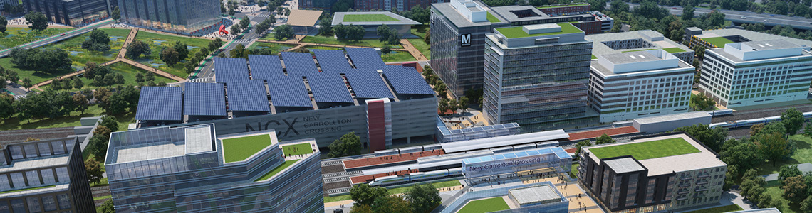 New Carollton Joint Development Aerial Photo