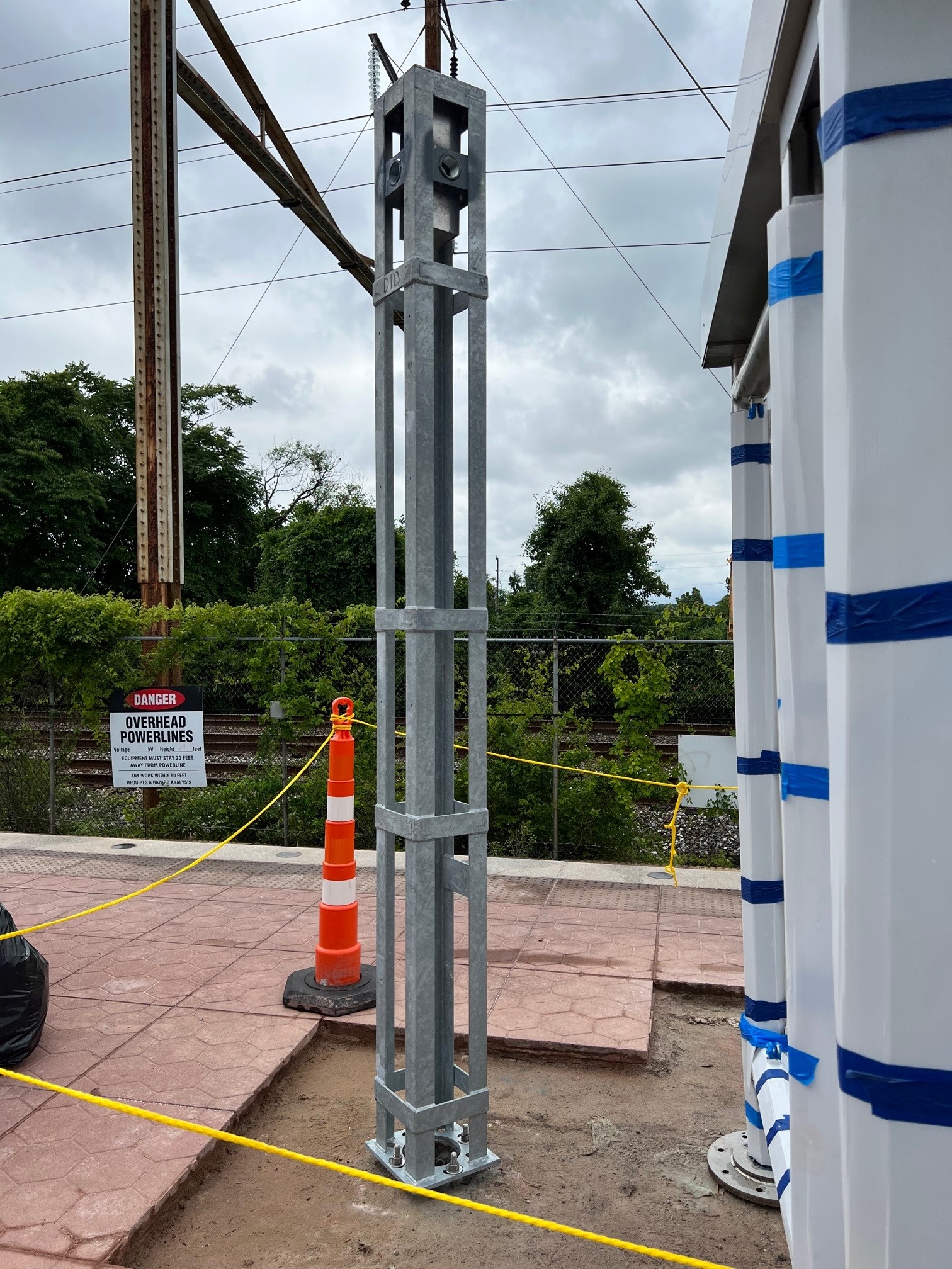 Pylon framing at Deanwood