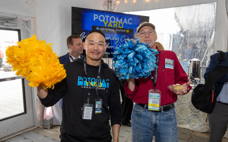 Metro and officials with the City of Alexandria joined by federal, state and local leaders for the Grand Opening Celebration of the Potomac Yard-VT Station on May 19, 2023.
