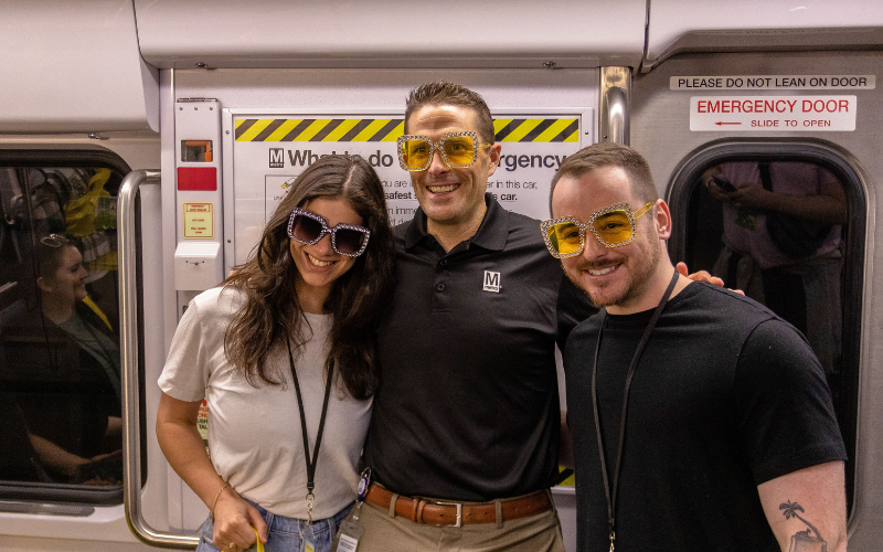 On May 6, 2023, Metro’s General Manager and CEO Randy Clarke welcomed social media fans, Metro employees, and project staff to a behind-the-scenes tour of the rehabilitated Yellow Line tunnel and bridge.