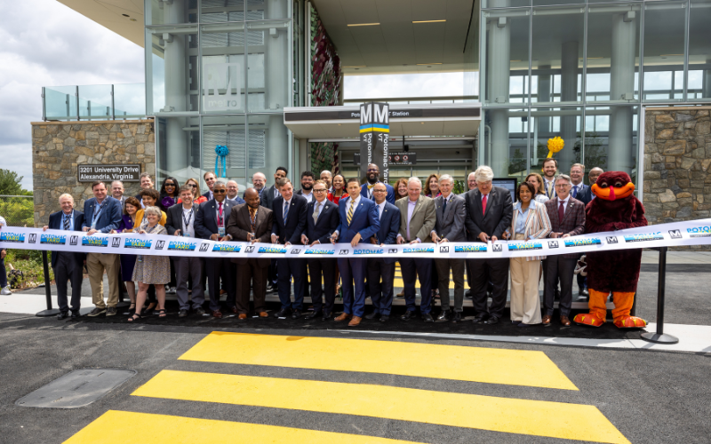 Metro and officials with the City of Alexandria joined by federal, state and local leaders for the Grand Opening Celebration of the Potomac Yard-VT Station on May 19, 2023.