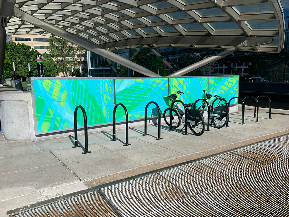 Bicycles in Bike Rack