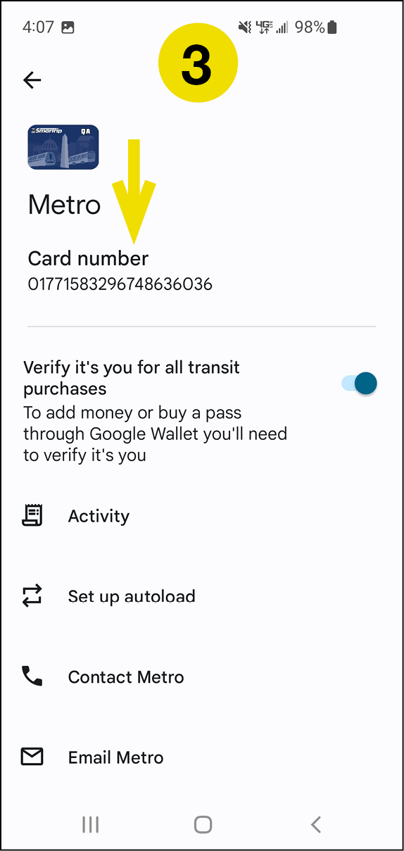 Google Wallet screenshot 3