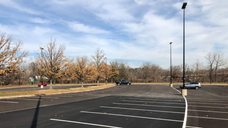 Surface parking lot improvement at Greenbelt Metro Station