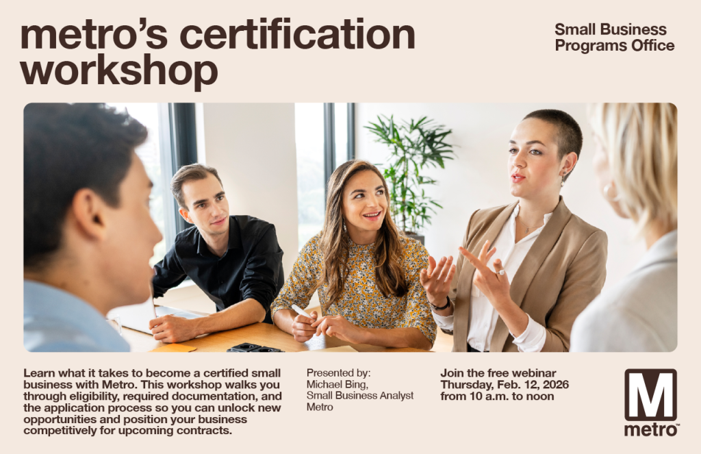 Metro’s Certification Workshop